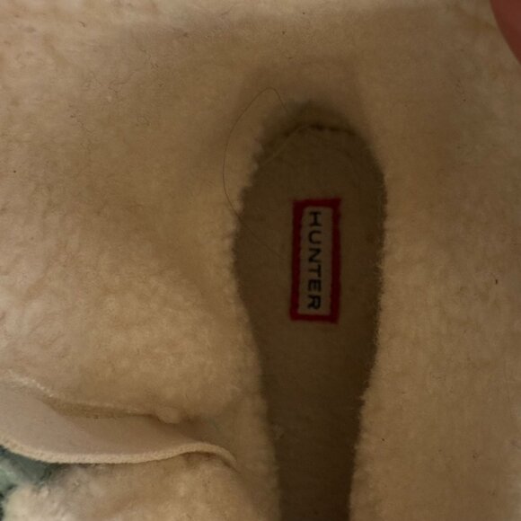 Hunter Snow Boots Shearling Lining UK 3  US 5 Light Blue Silver Durable Winter S - Picture 10 of 10